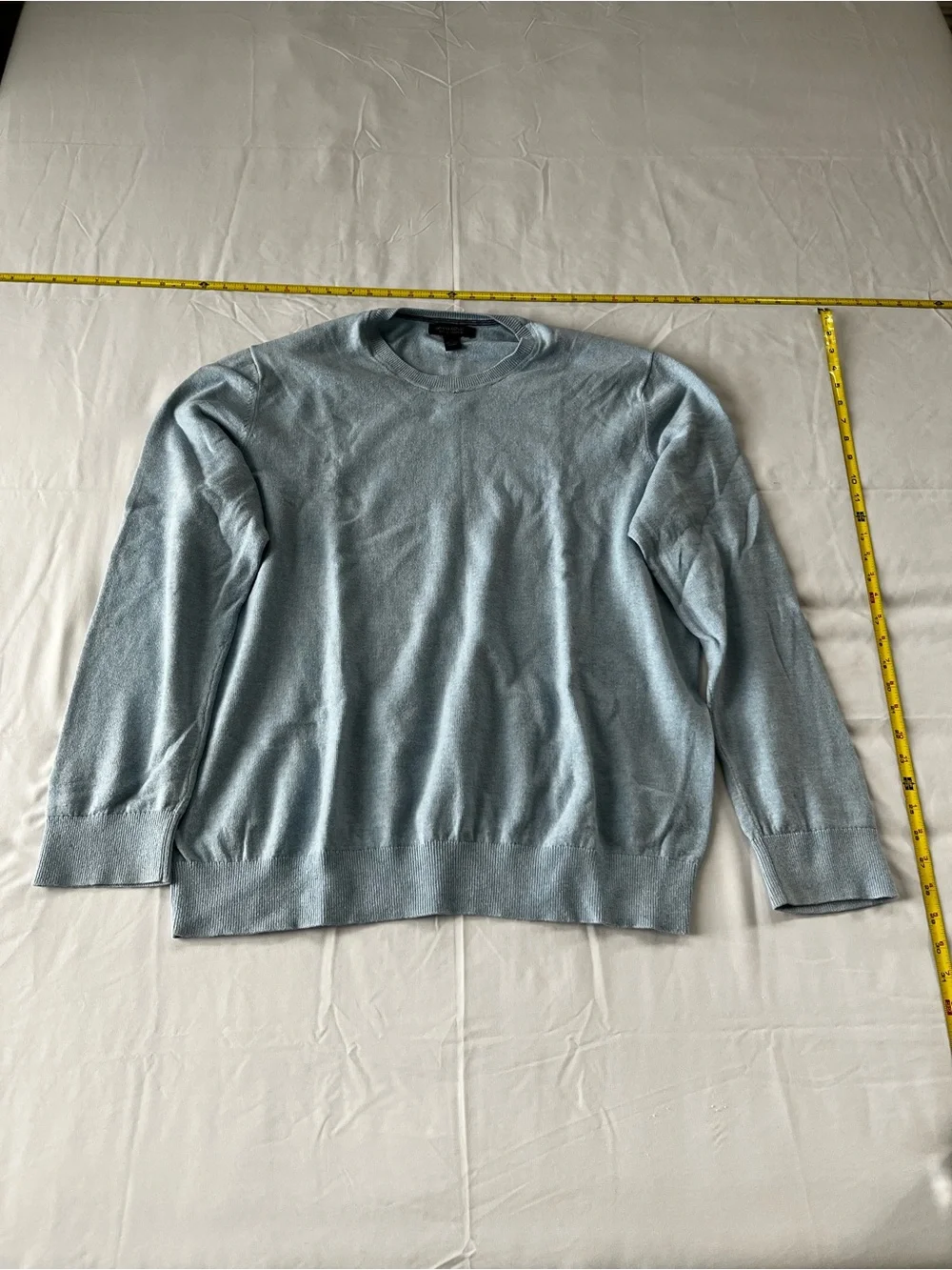 Banana Republic Men's Light Blue Crewneck Sweater